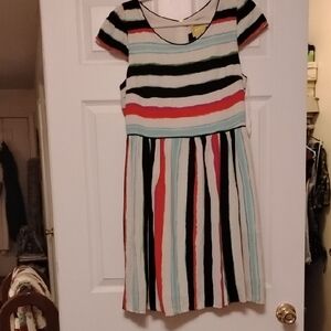 Maeve Black and White Casual Sundress